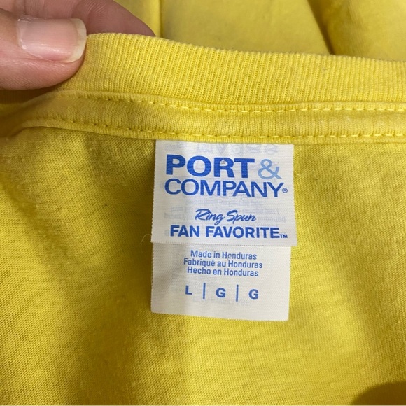 Men’s Don’t Worry I Have Had Both My Shots Yellow Tee - Picture 6 of 7